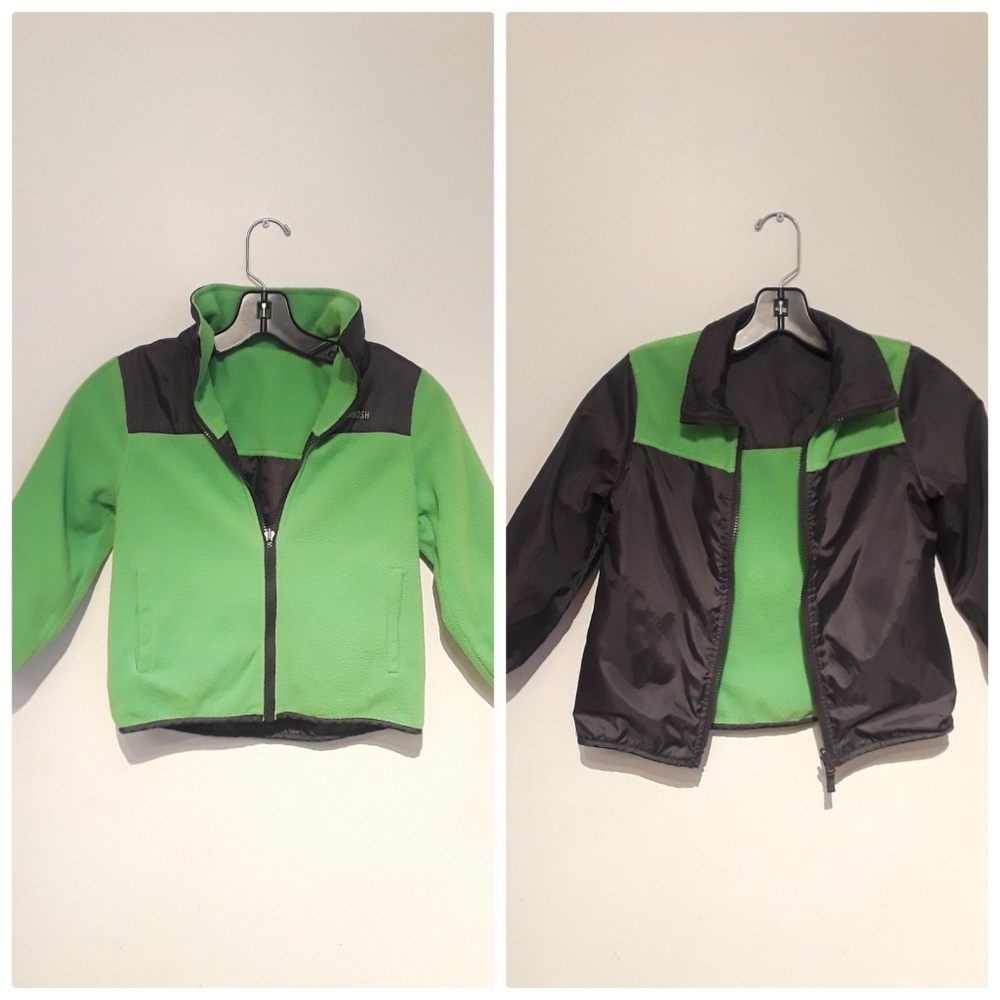 Fleece Reversible Boys Jacket Size 5 / 6